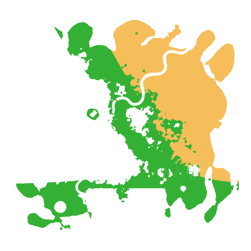 Biome Rust Map: Procedural Map, Size: 3800, Seed: 42256479