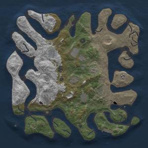 Thumbnail Rust Map: Procedural Map, Size: 4250, Seed: 1812824561, 14 Monuments