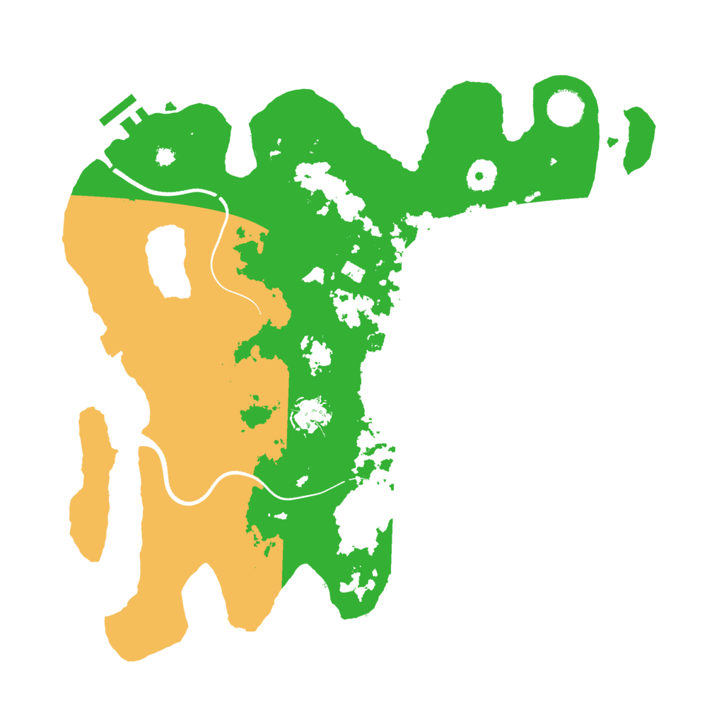 Biome Rust Map: Procedural Map, Size: 3500, Seed: 1017238304