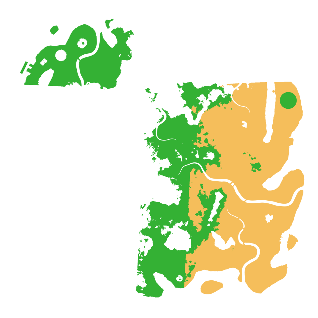 Biome Rust Map: Procedural Map, Size: 5000, Seed: 12341324