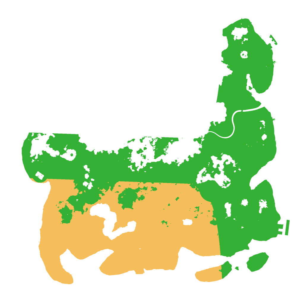 Biome Rust Map: Procedural Map, Size: 4000, Seed: 735263