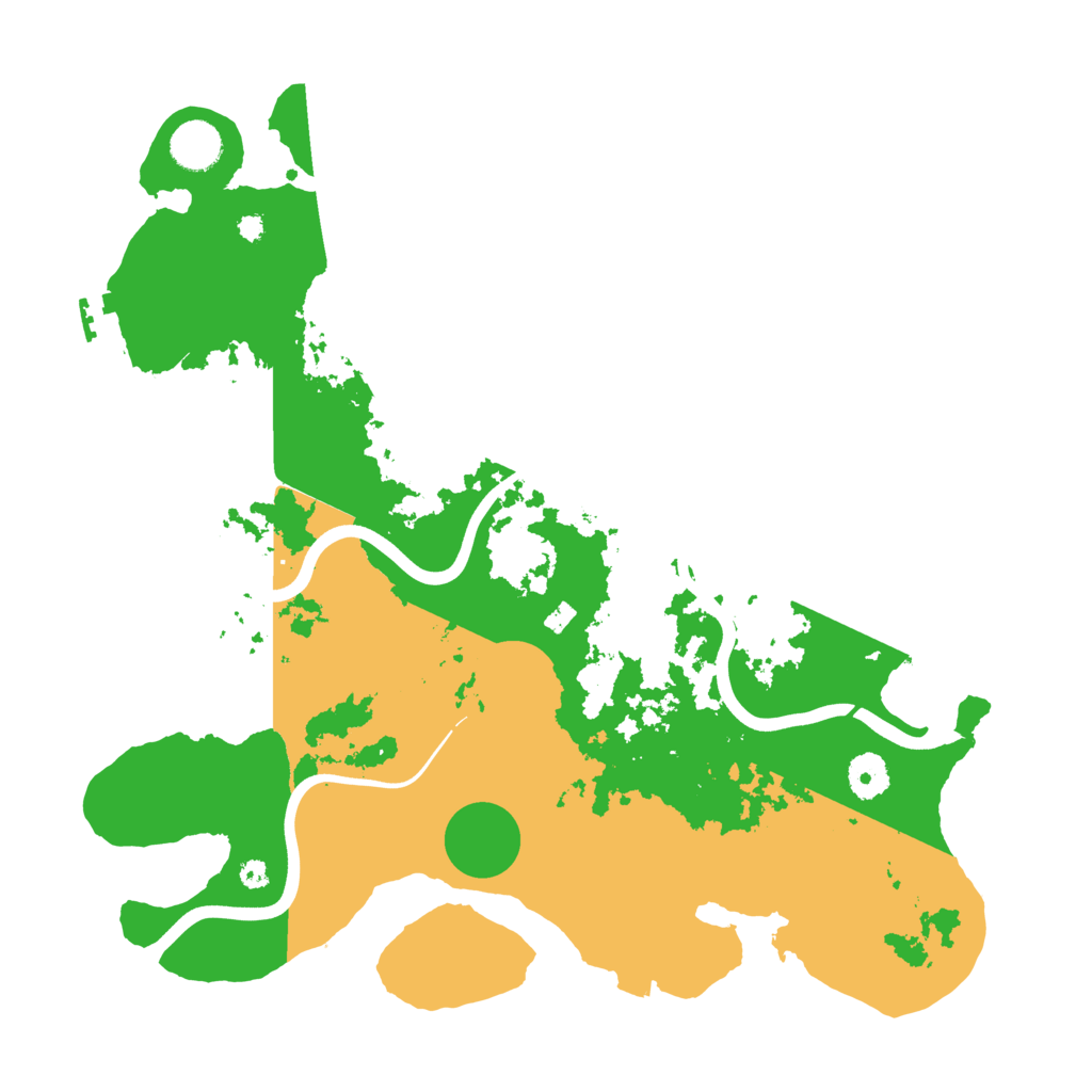 Biome Rust Map: Procedural Map, Size: 3800, Seed: 191181692