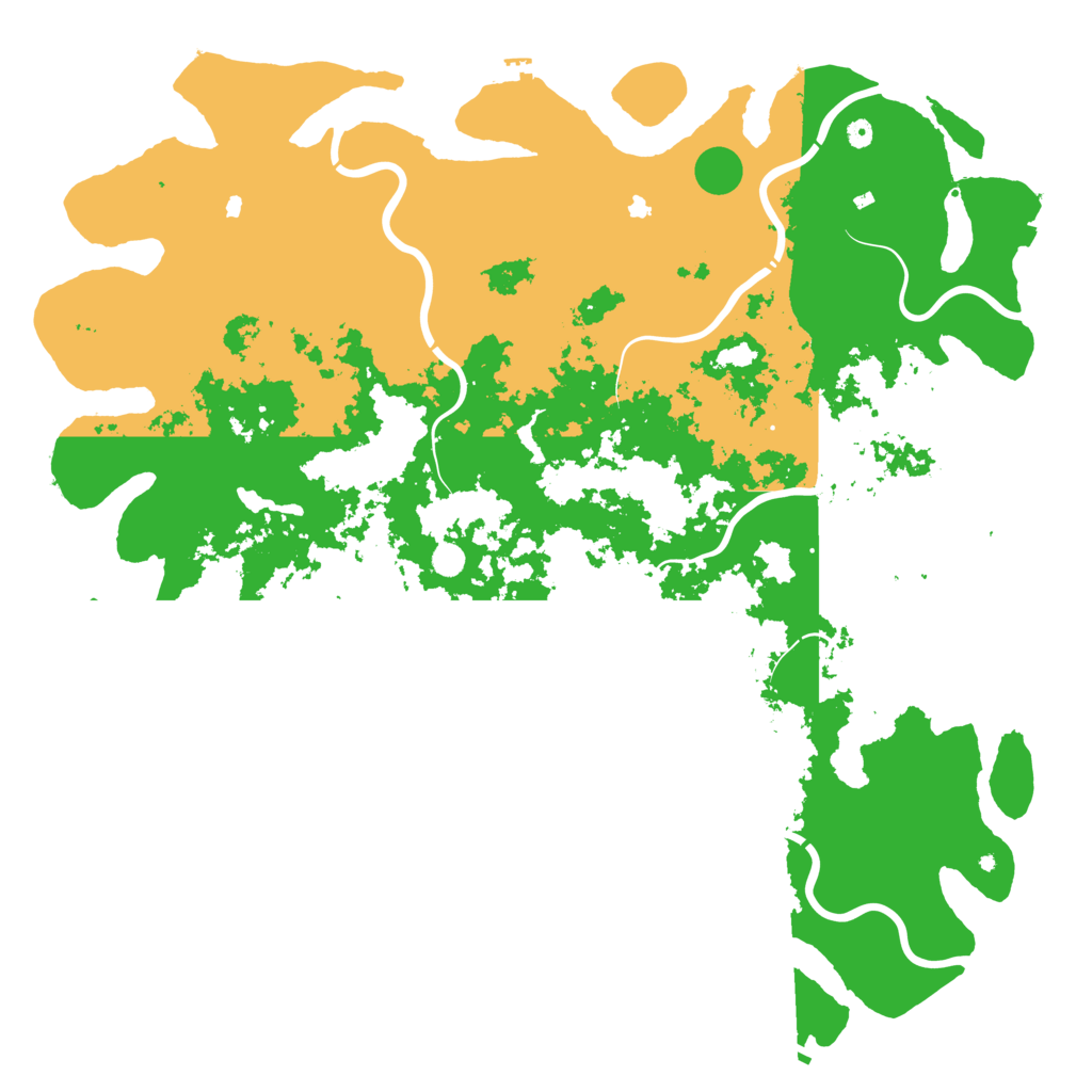 Biome Rust Map: Procedural Map, Size: 6000, Seed: 684684087