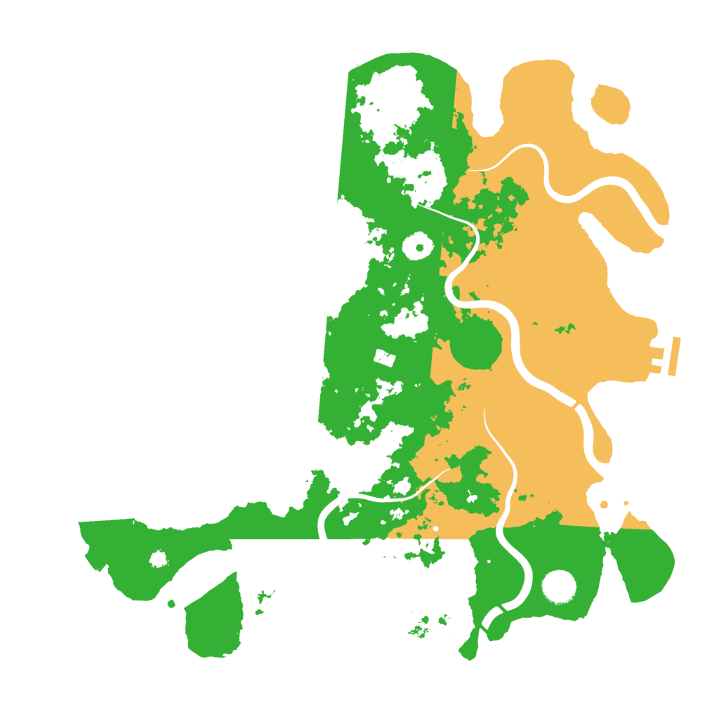 Biome Rust Map: Procedural Map, Size: 3750, Seed: 724454953