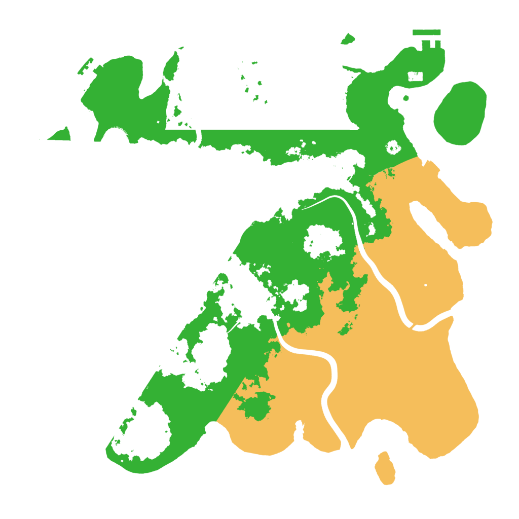 Biome Rust Map: Procedural Map, Size: 3750, Seed: 1181087598