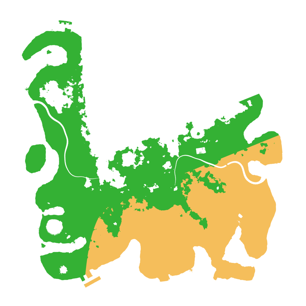 Biome Rust Map: Procedural Map, Size: 3500, Seed: 78999175