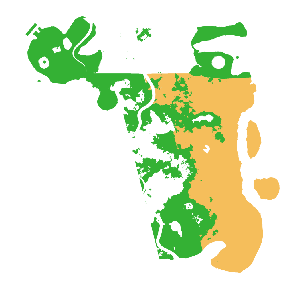 Biome Rust Map: Procedural Map, Size: 4000, Seed: 92106