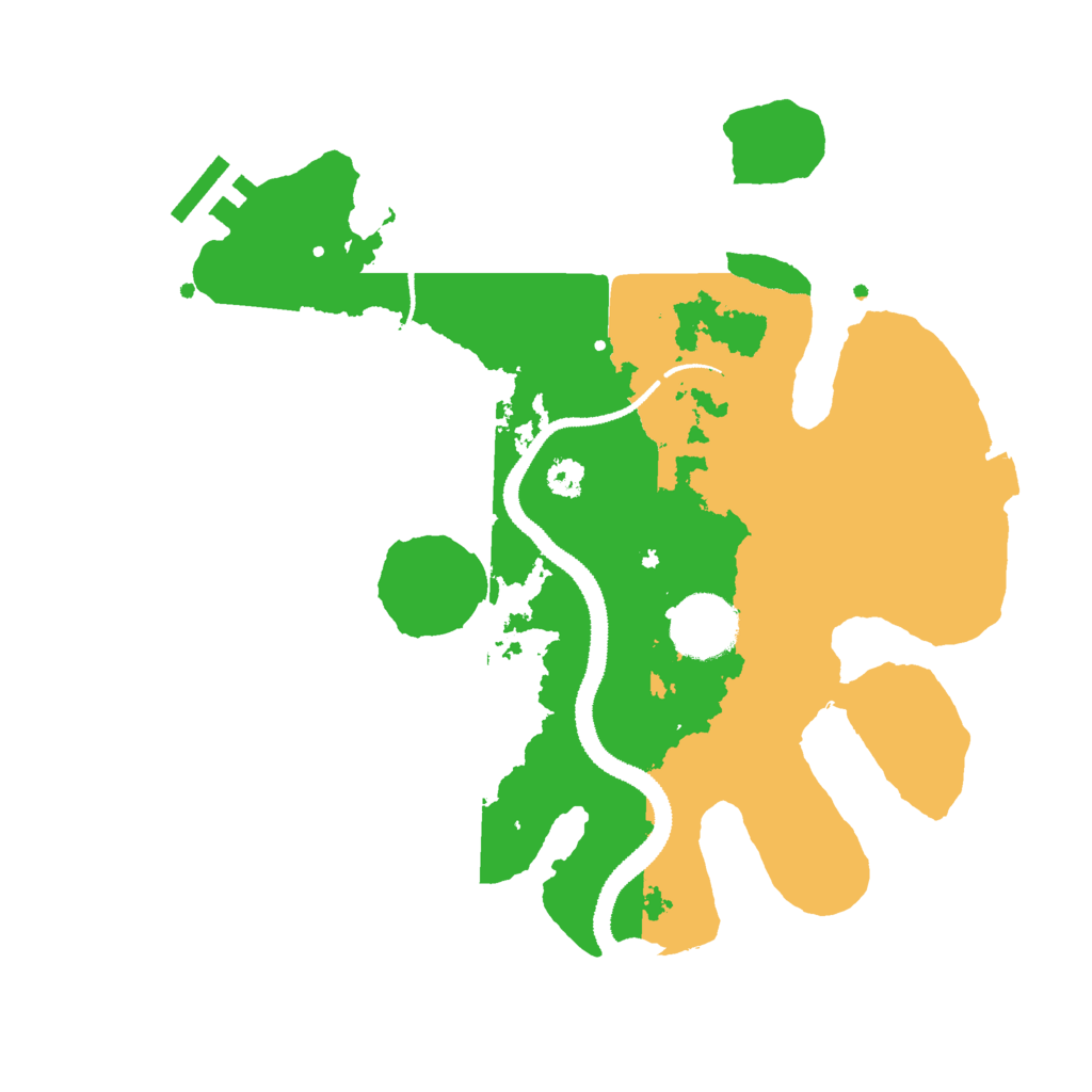 Biome Rust Map: Procedural Map, Size: 2900, Seed: 2015041057