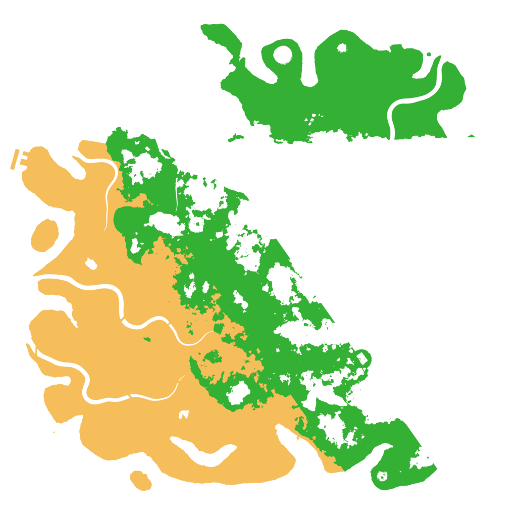 Biome Rust Map: Procedural Map, Size: 5000, Seed: 1952239462