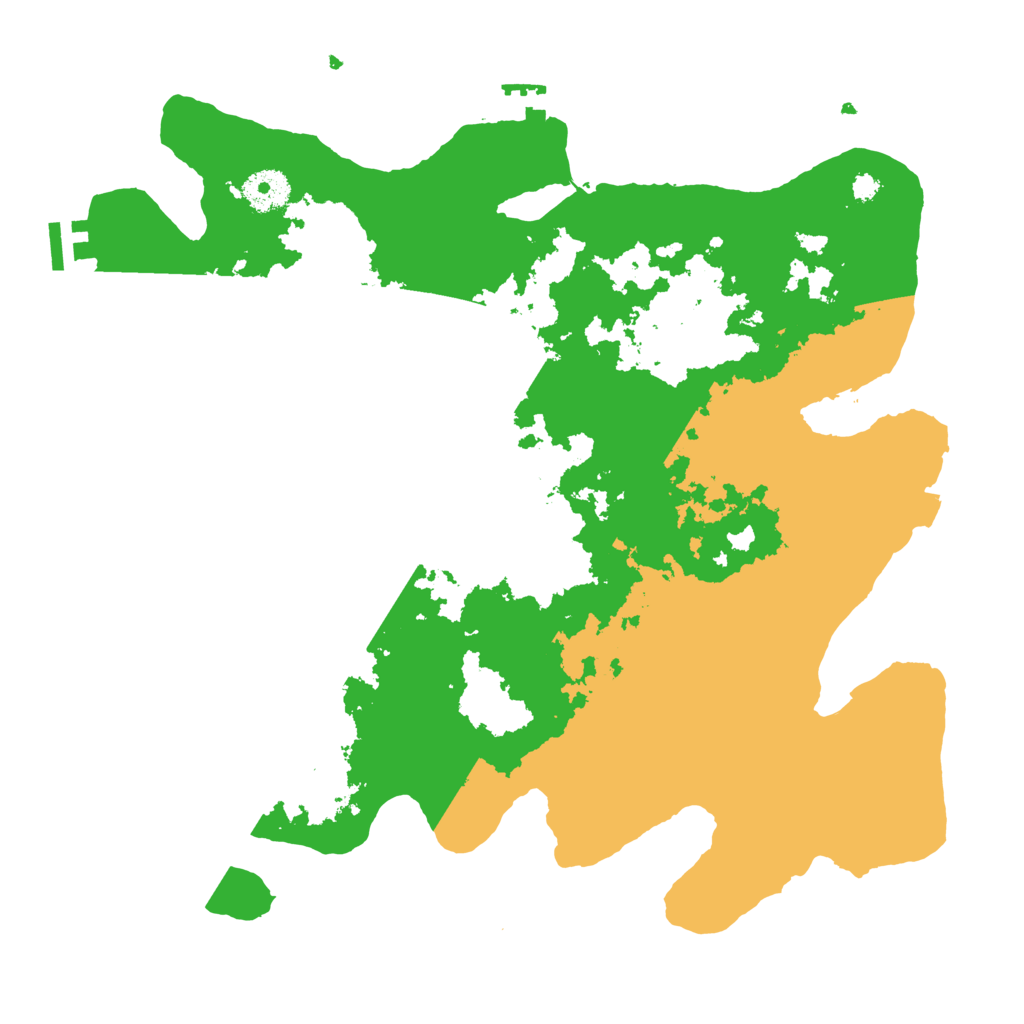 Biome Rust Map: Procedural Map, Size: 3500, Seed: 1811012635