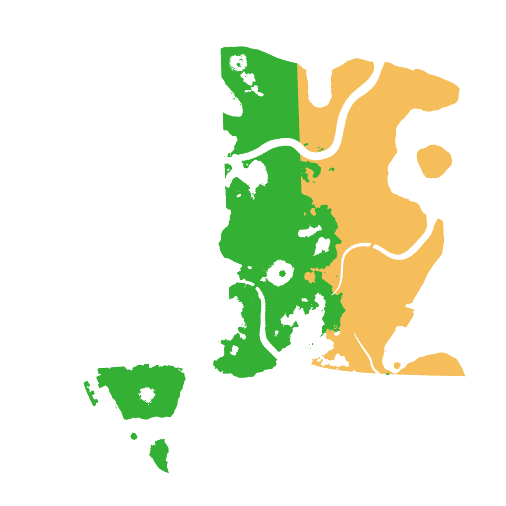 Biome Rust Map: Procedural Map, Size: 3000, Seed: 1257201505