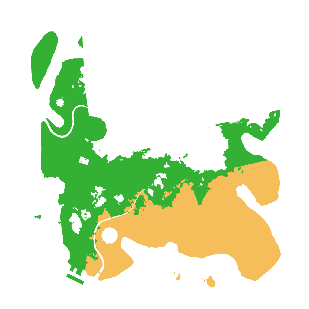 Biome Rust Map: Procedural Map, Size: 3400, Seed: 434