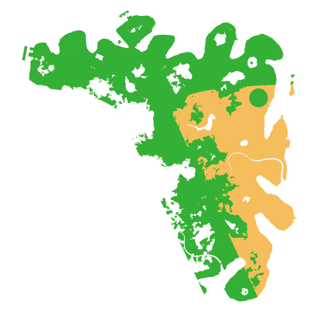 Biome Rust Map: Procedural Map, Size: 4500, Seed: 285056776