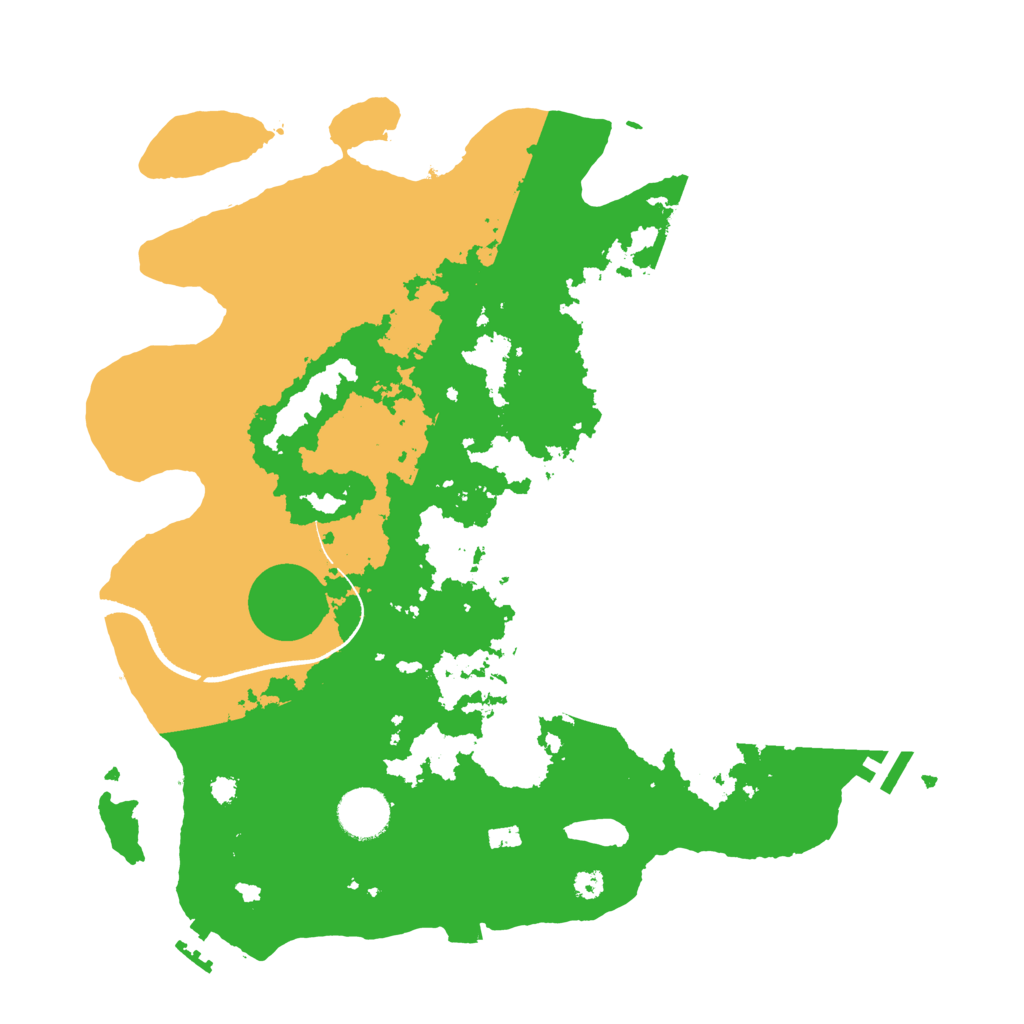 Biome Rust Map: Procedural Map, Size: 3500, Seed: 1539308080