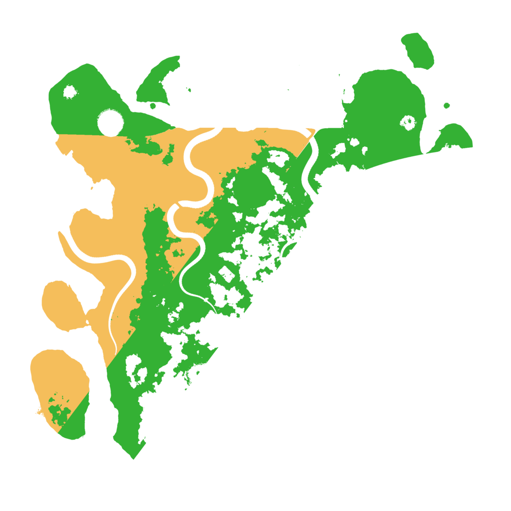 Biome Rust Map: Procedural Map, Size: 3500, Seed: 5444227