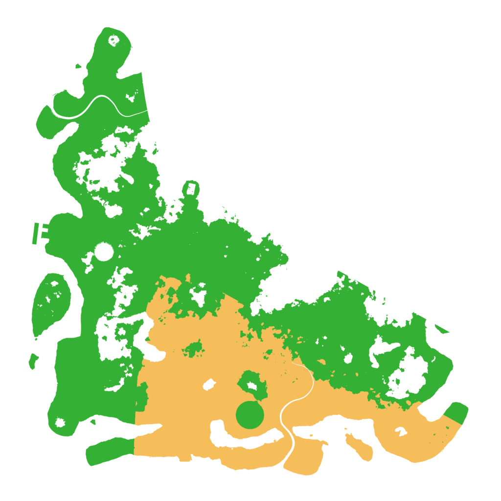 Biome Rust Map: Procedural Map, Size: 4700, Seed: 548158