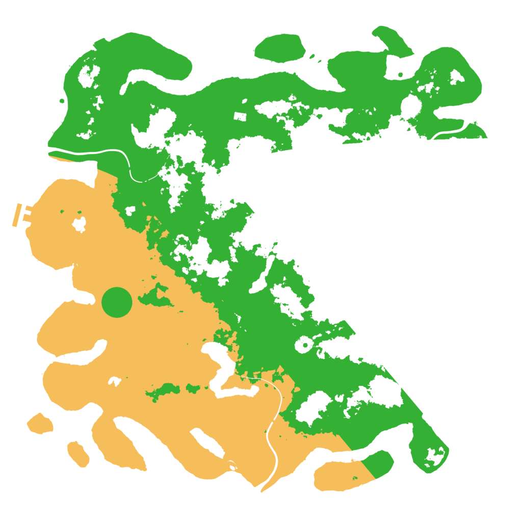 Biome Rust Map: Procedural Map, Size: 4500, Seed: 871321684