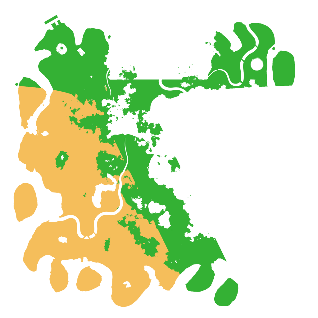 Biome Rust Map: Procedural Map, Size: 4500, Seed: 816849
