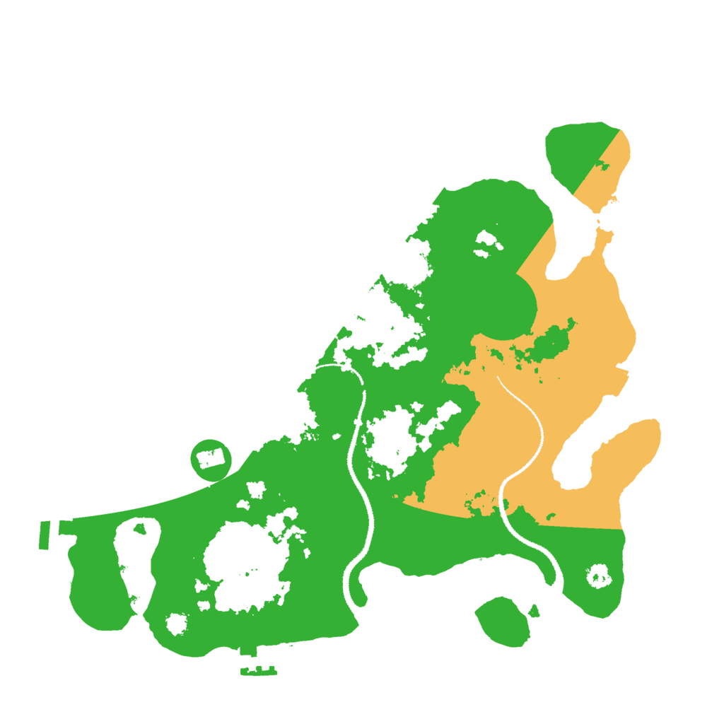 Biome Rust Map: Procedural Map, Size: 3000, Seed: 1046859611