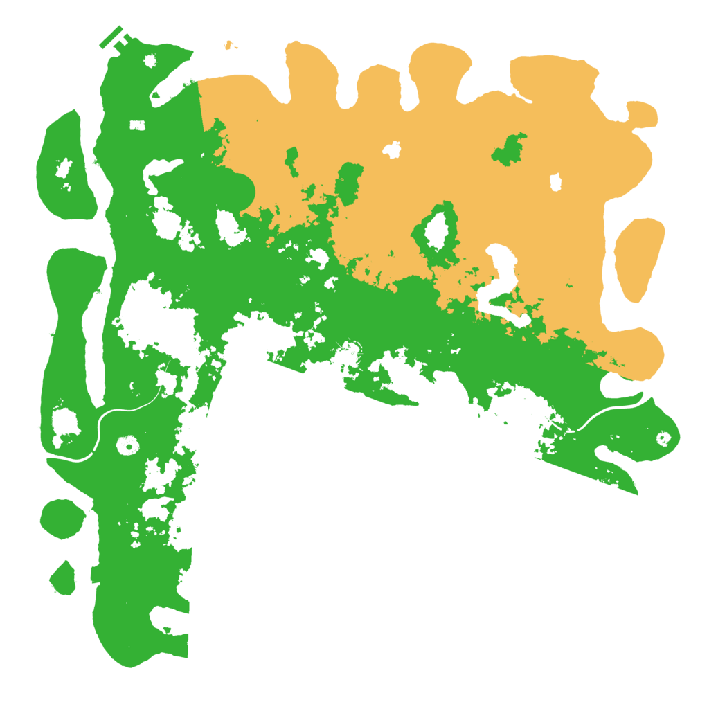 Biome Rust Map: Procedural Map, Size: 5000, Seed: 150529432