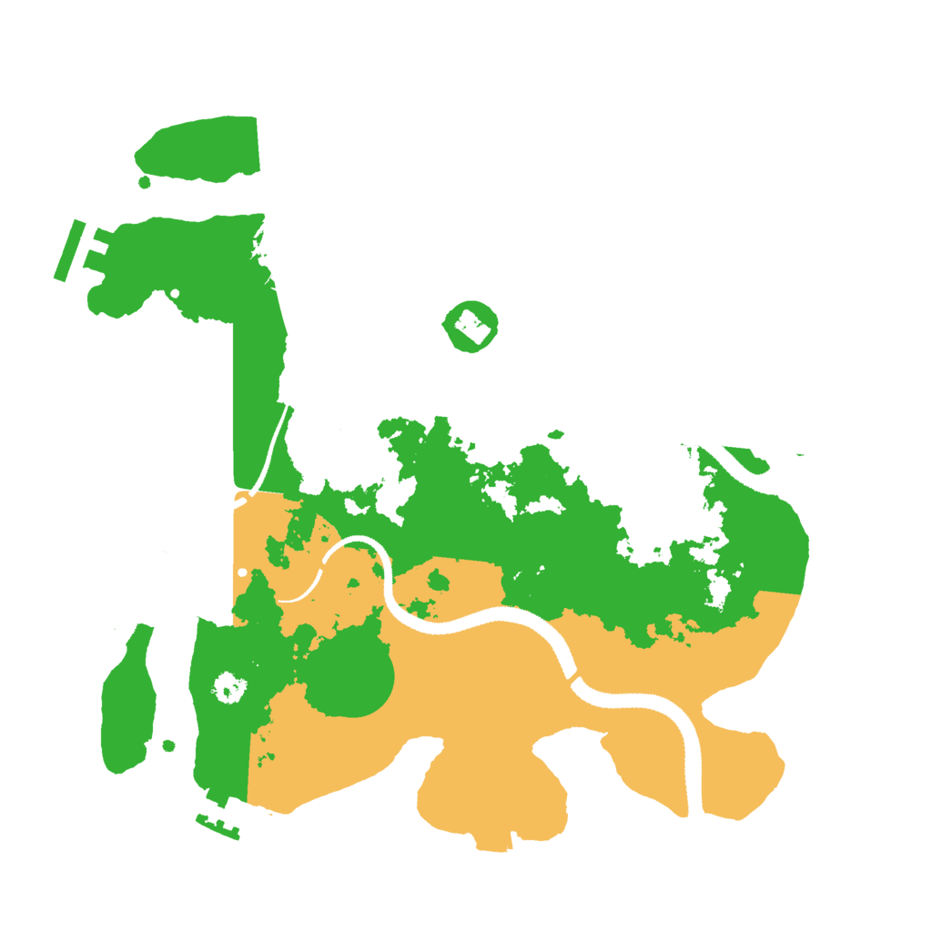 Biome Rust Map: Procedural Map, Size: 3000, Seed: 1268792954