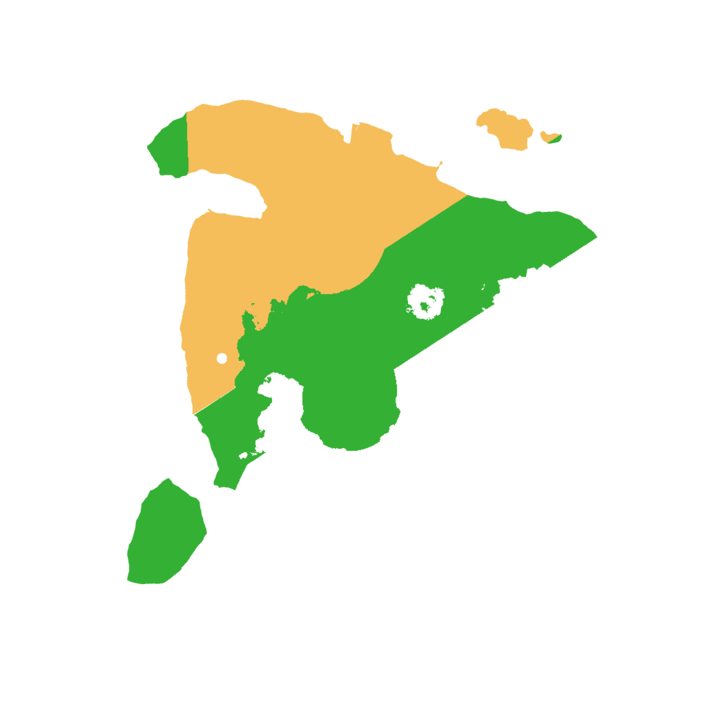 Biome Rust Map: Procedural Map, Size: 2000, Seed: 2015359891