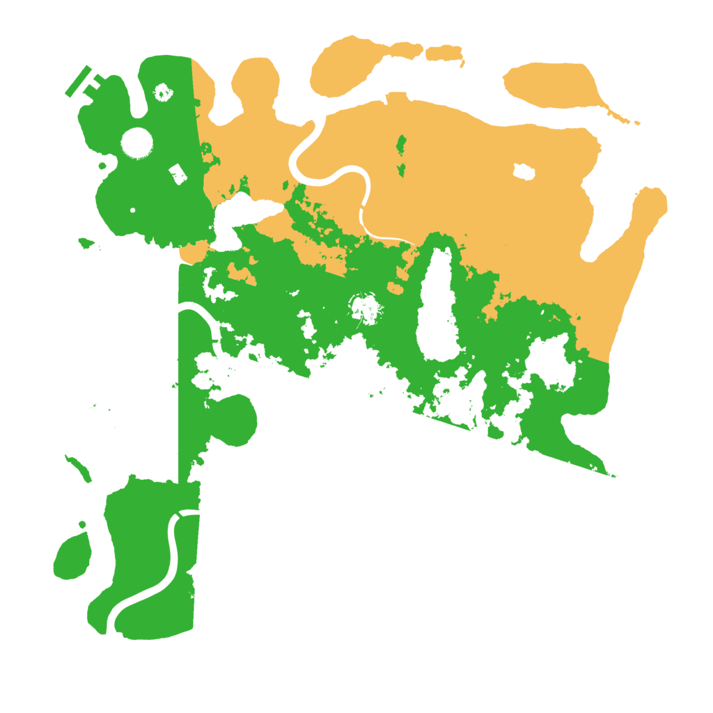 Biome Rust Map: Procedural Map, Size: 4000, Seed: 651654321