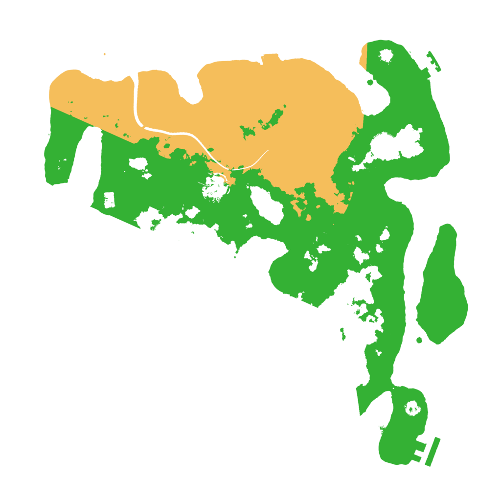 Biome Rust Map: Procedural Map, Size: 3400, Seed: 2940