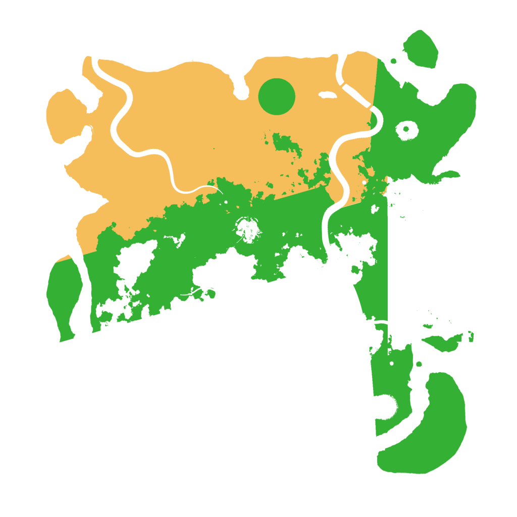 Biome Rust Map: Procedural Map, Size: 3700, Seed: 1950627472
