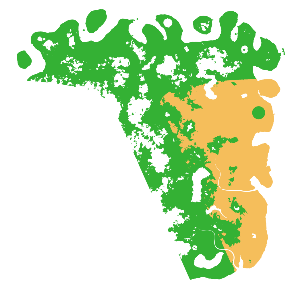 Biome Rust Map: Procedural Map, Size: 6000, Seed: 811103626