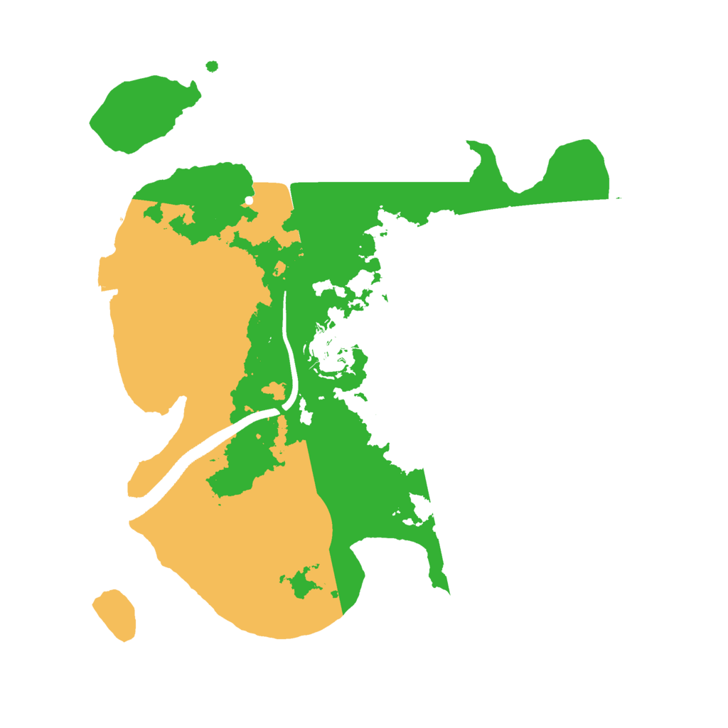 Biome Rust Map: Procedural Map, Size: 2500, Seed: 1618076917