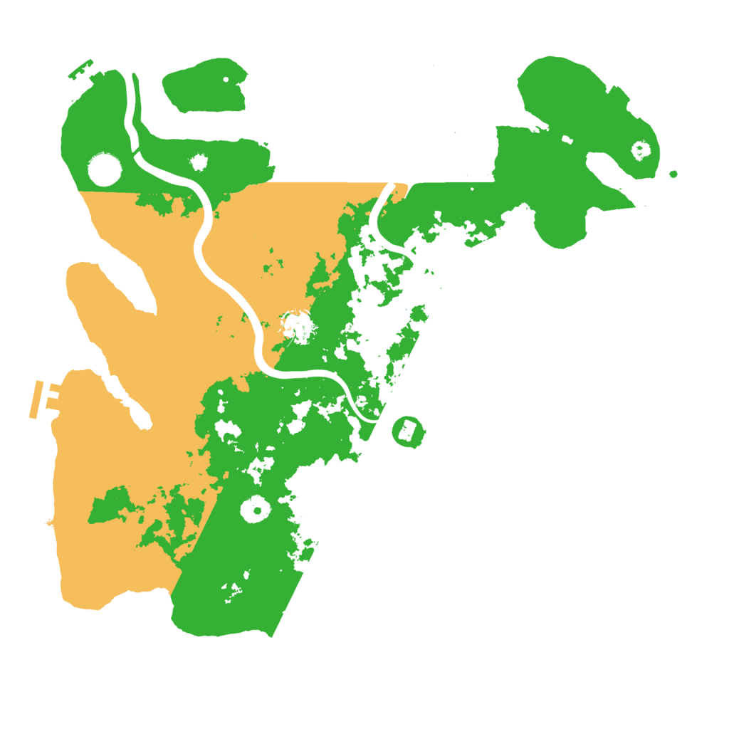 Biome Rust Map: Procedural Map, Size: 3875, Seed: 358752801