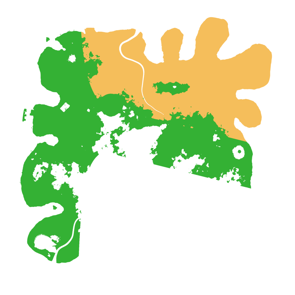 Biome Rust Map: Procedural Map, Size: 3500, Seed: 20101026