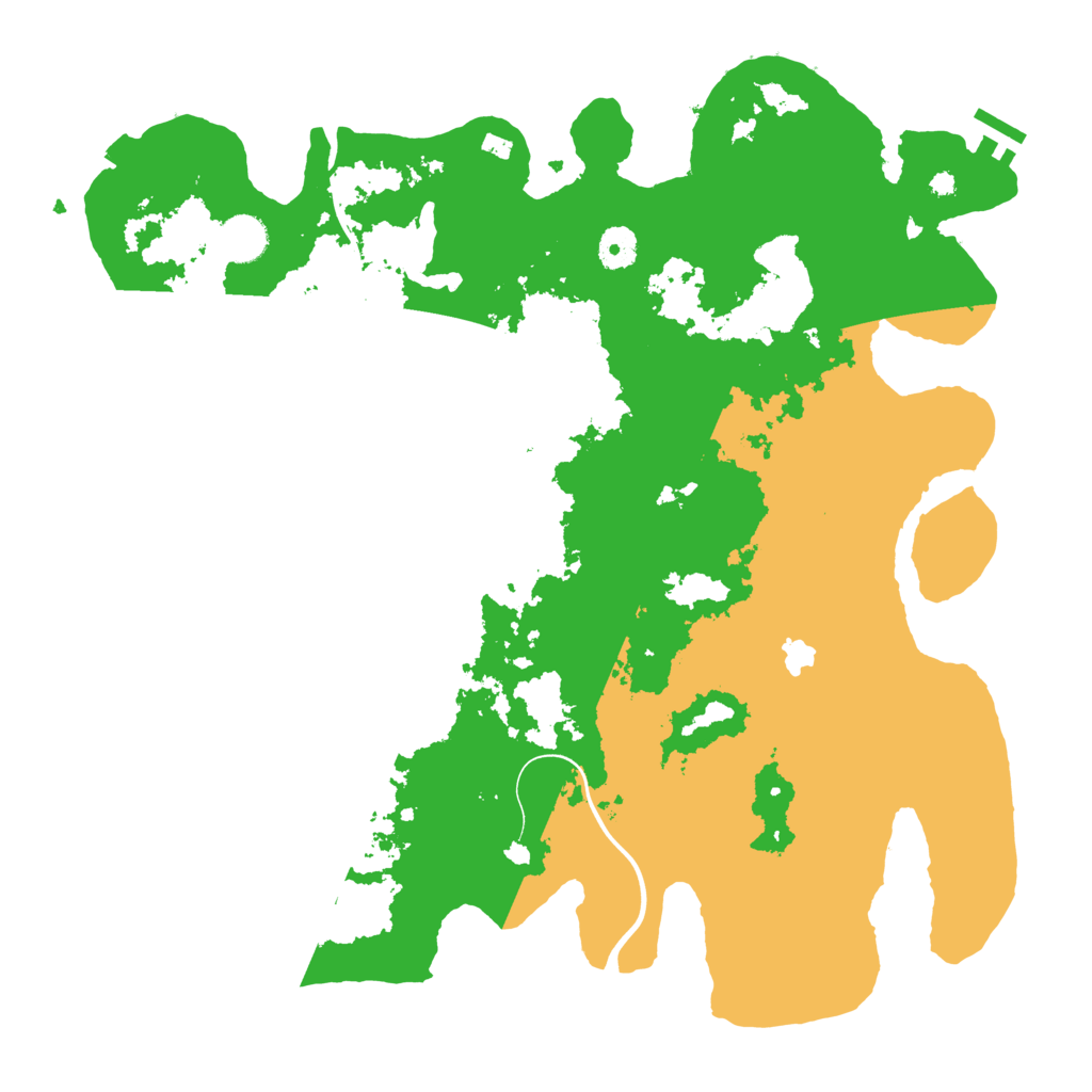 Biome Rust Map: Procedural Map, Size: 4000, Seed: 1891561654