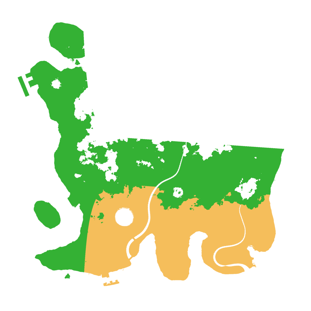 Biome Rust Map: Procedural Map, Size: 3000, Seed: 1010