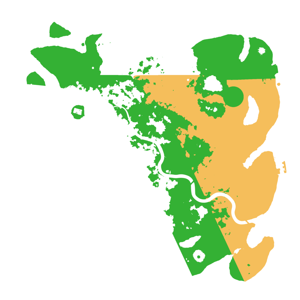 Biome Rust Map: Procedural Map, Size: 3850, Seed: 1945266601