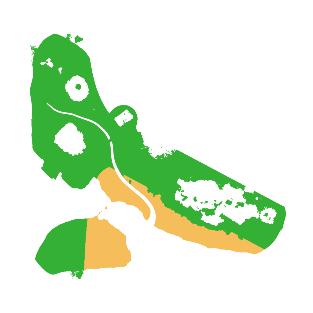 Biome Rust Map: Procedural Map, Size: 2000, Seed: 5253