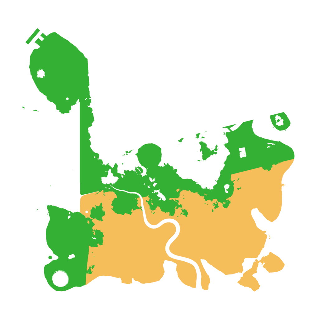 Biome Rust Map: Procedural Map, Size: 3500, Seed: 675903