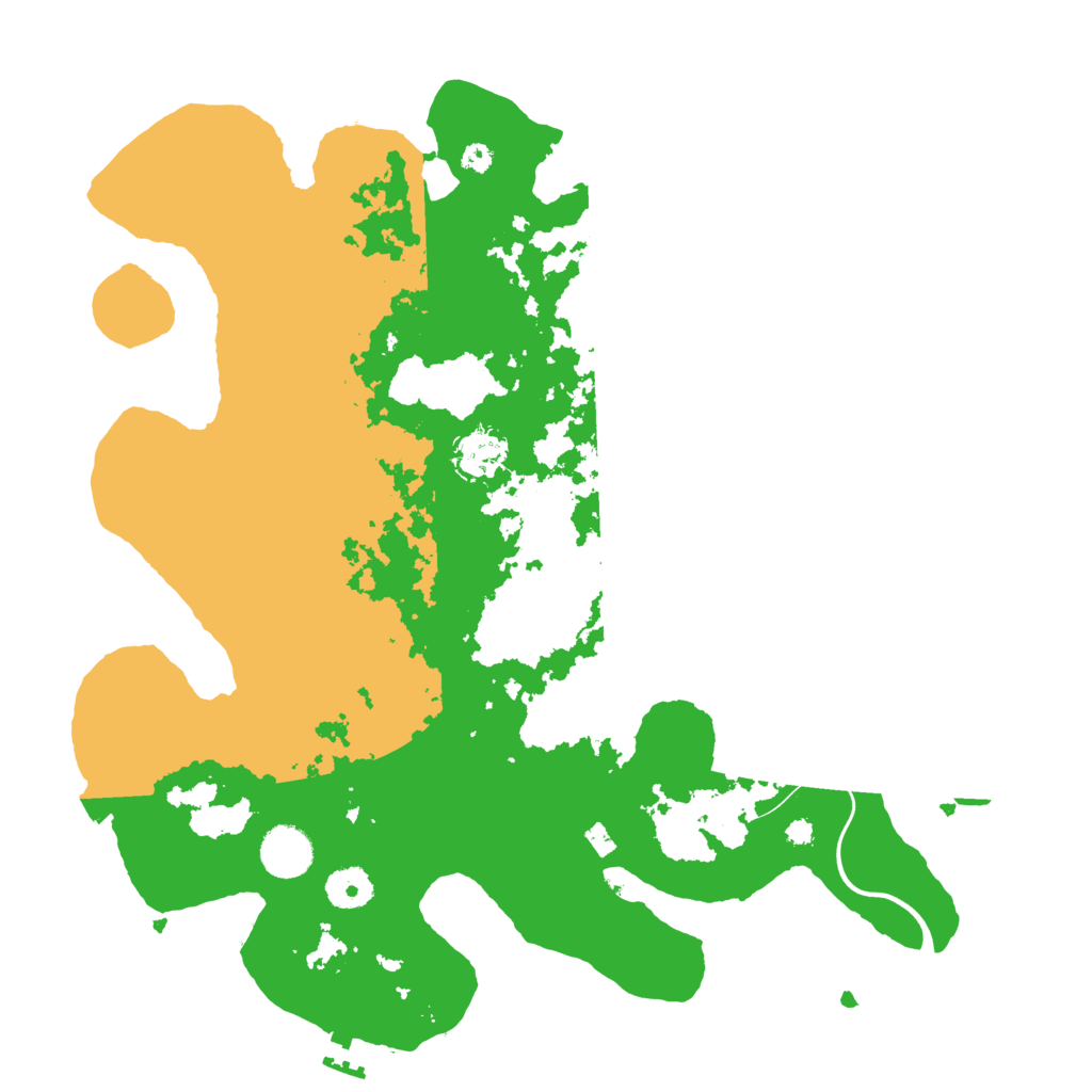 Biome Rust Map: Procedural Map, Size: 3700, Seed: 544067031
