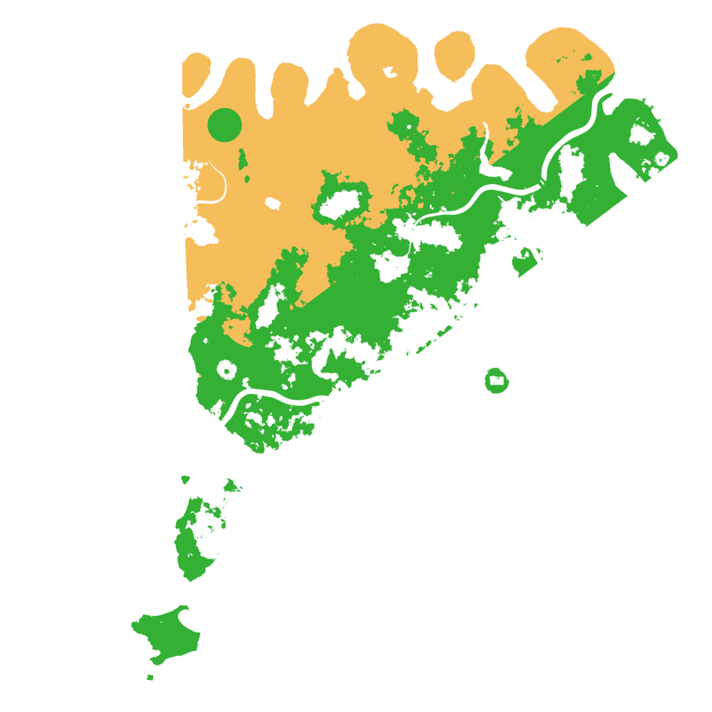 Biome Rust Map: Procedural Map, Size: 5500, Seed: 999888777