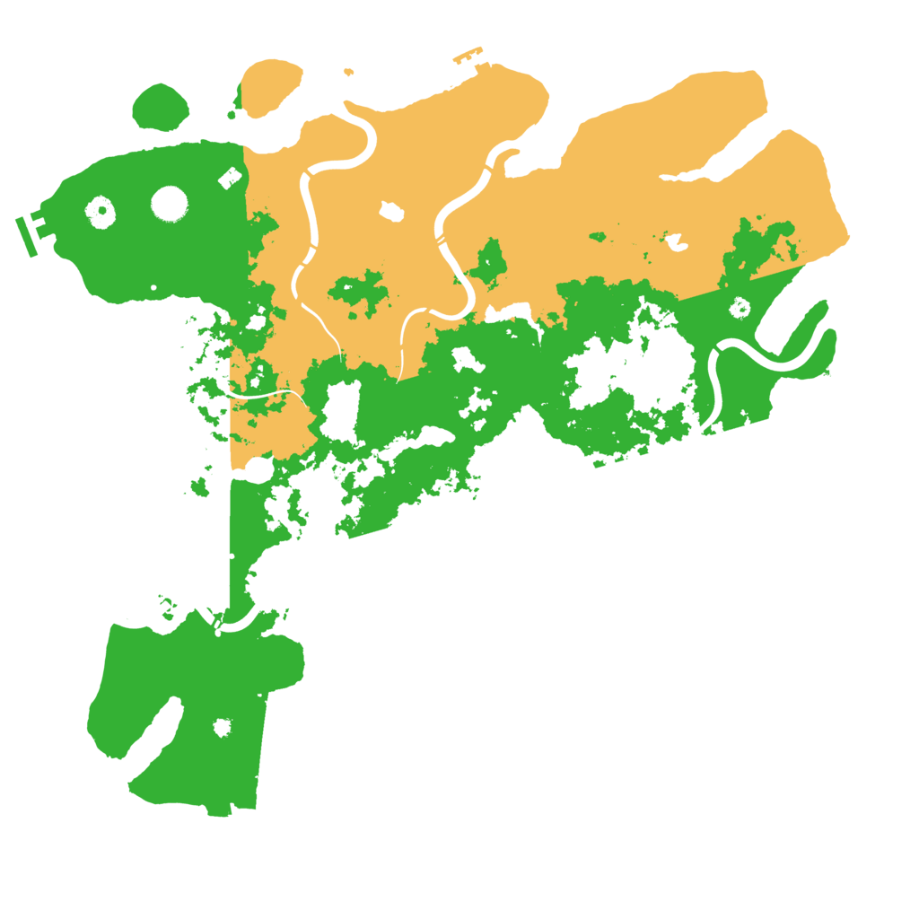 Biome Rust Map: Procedural Map, Size: 4500, Seed: 11834