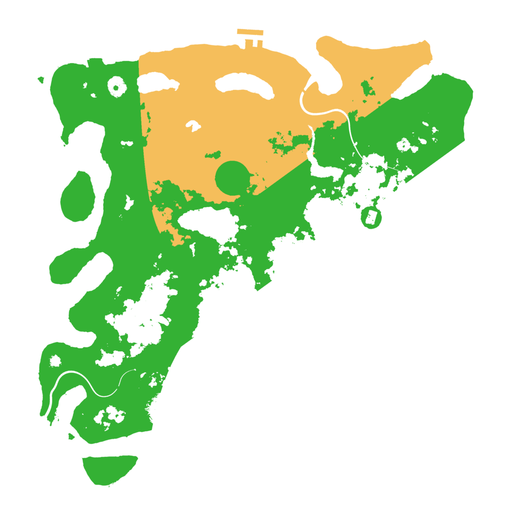 Biome Rust Map: Procedural Map, Size: 4000, Seed: 46578