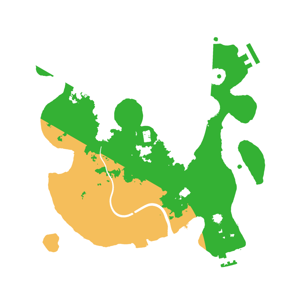Biome Rust Map: Procedural Map, Size: 2700, Seed: 3535331