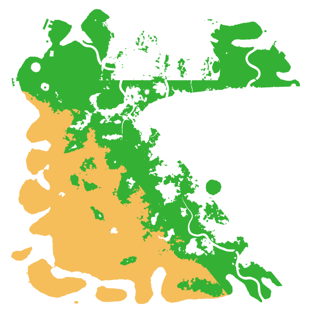 Biome Rust Map: Procedural Map, Size: 5850, Seed: 1337