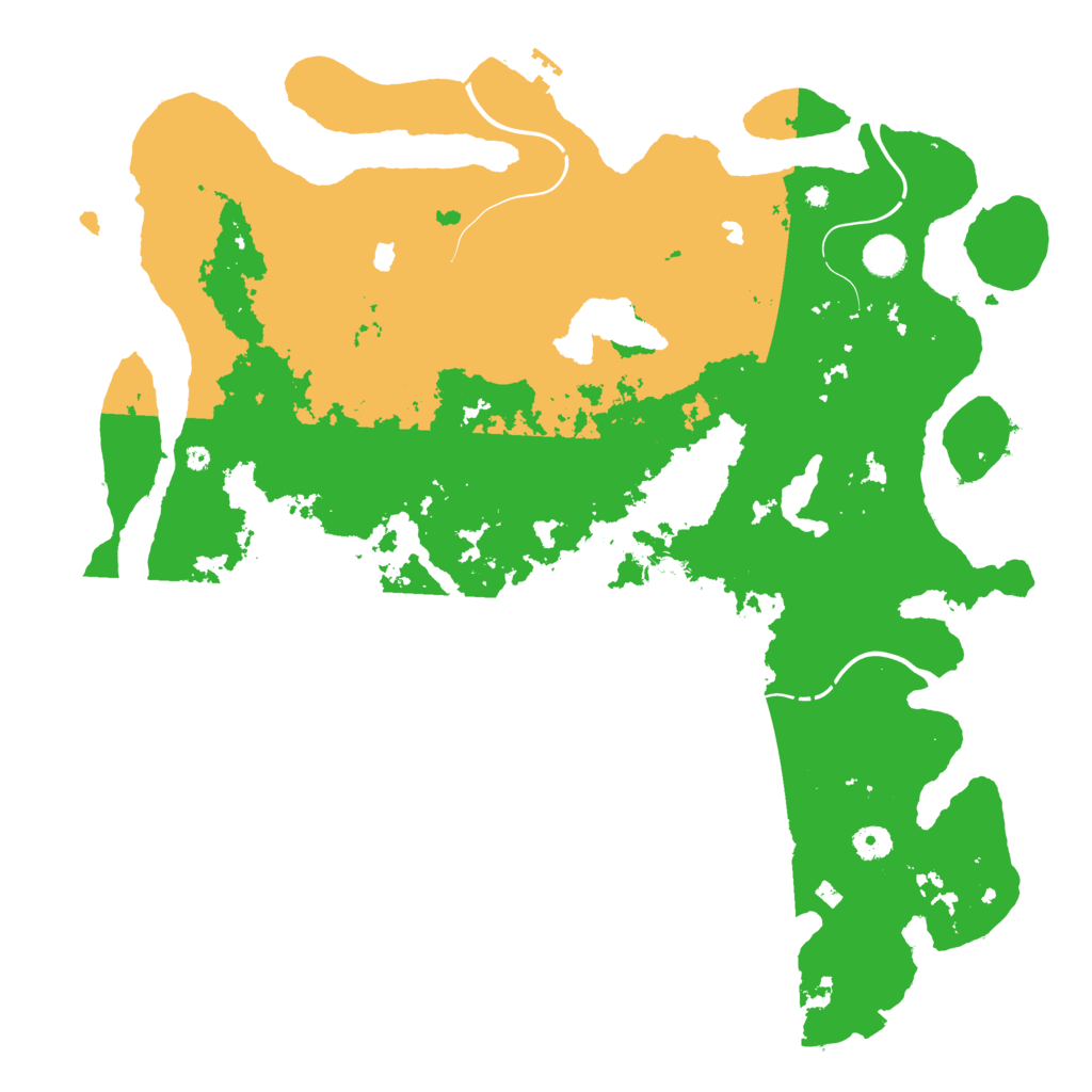 Biome Rust Map: Procedural Map, Size: 4500, Seed: 850