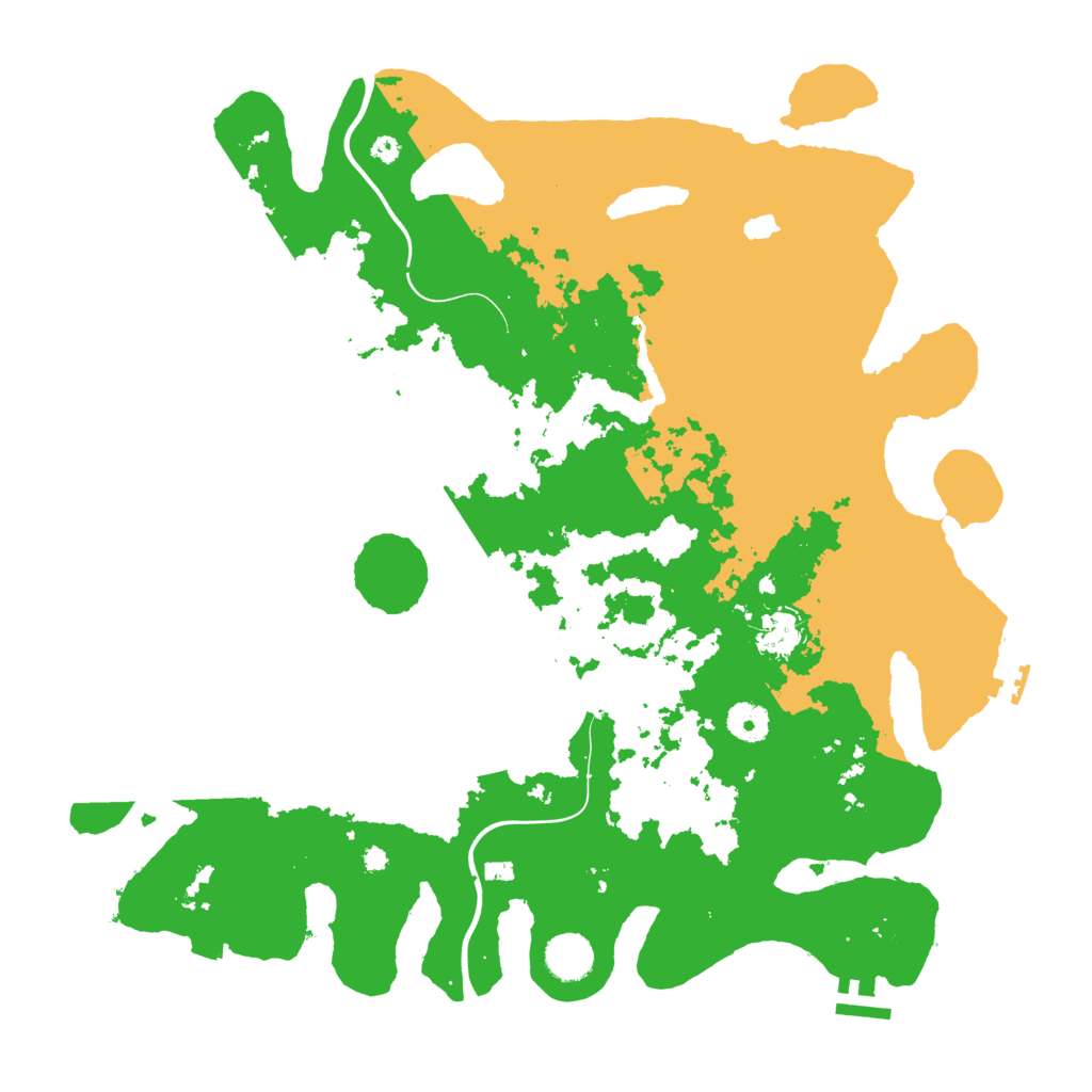Biome Rust Map: Procedural Map, Size: 4000, Seed: 947655
