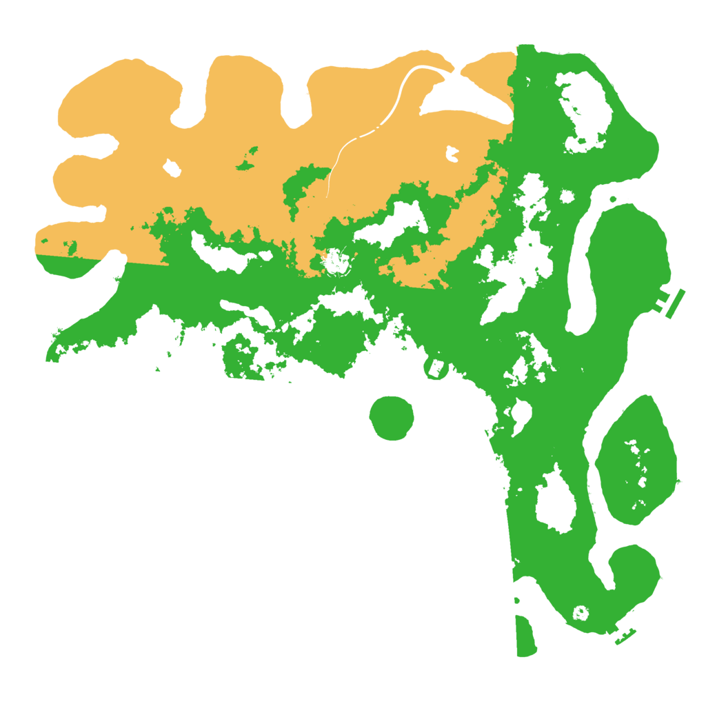 Biome Rust Map: Procedural Map, Size: 4500, Seed: 2081868800