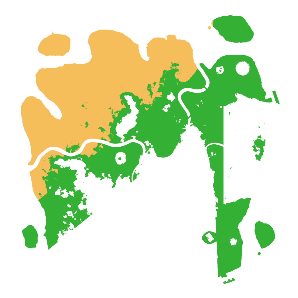 Biome Rust Map: Procedural Map, Size: 3800, Seed: 956547415