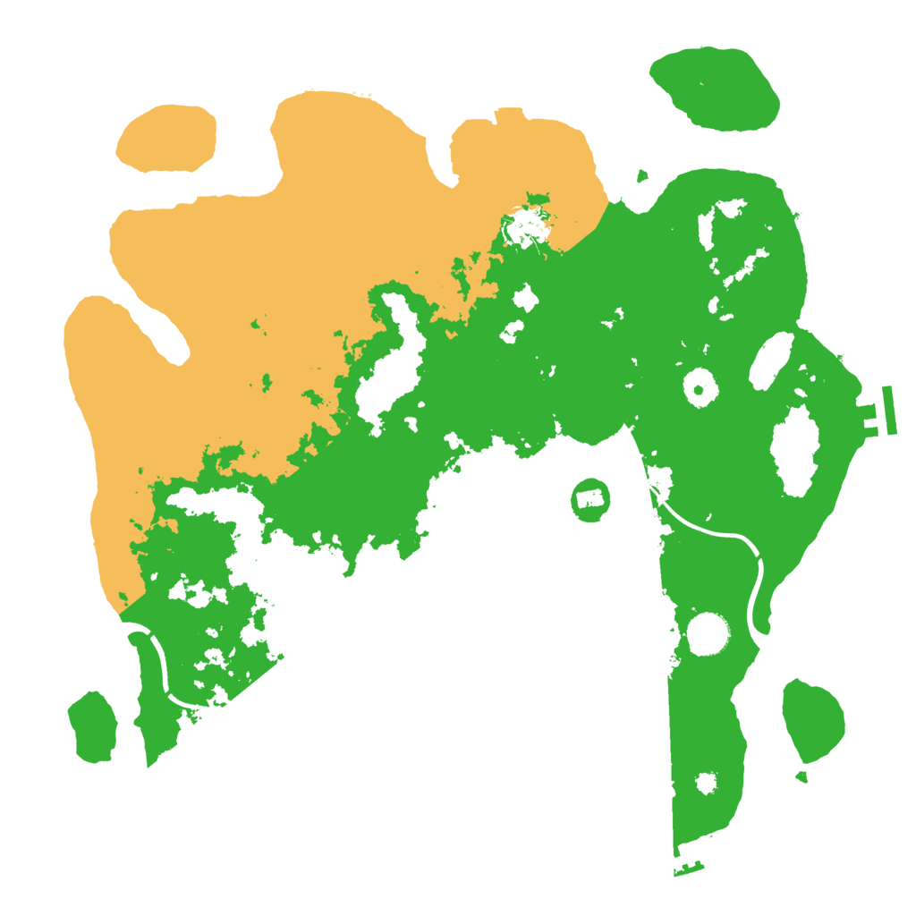 Biome Rust Map: Procedural Map, Size: 3800, Seed: 956547415