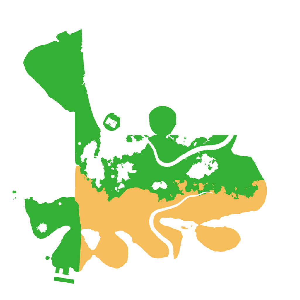 Biome Rust Map: Procedural Map, Size: 3000, Seed: 1593922866